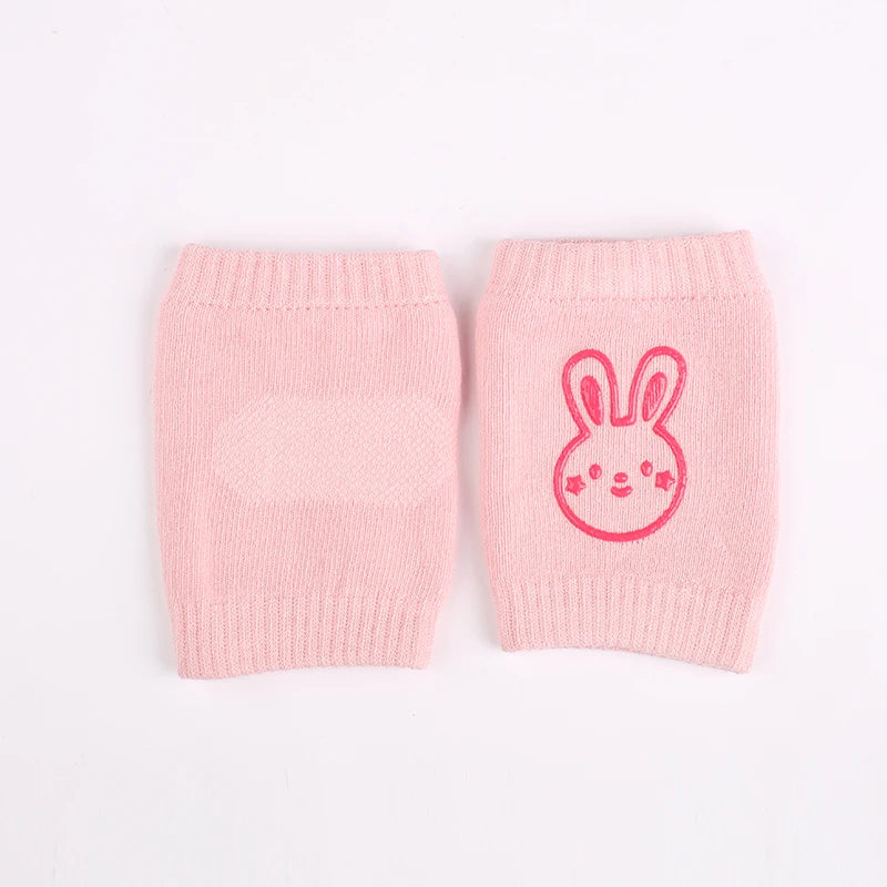 protège genoux bébé coton acrylique unisexe bleu clair jaune rose gris vert smiley brodés