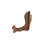 support gâteau rond bois naturel moderne visibles marron foncé minimaliste thé blanc expositoriaux