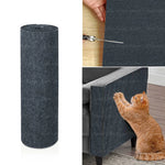 tapis grattage chats gris foncé texture rugueuse adhésif 40x300cm protection moderne