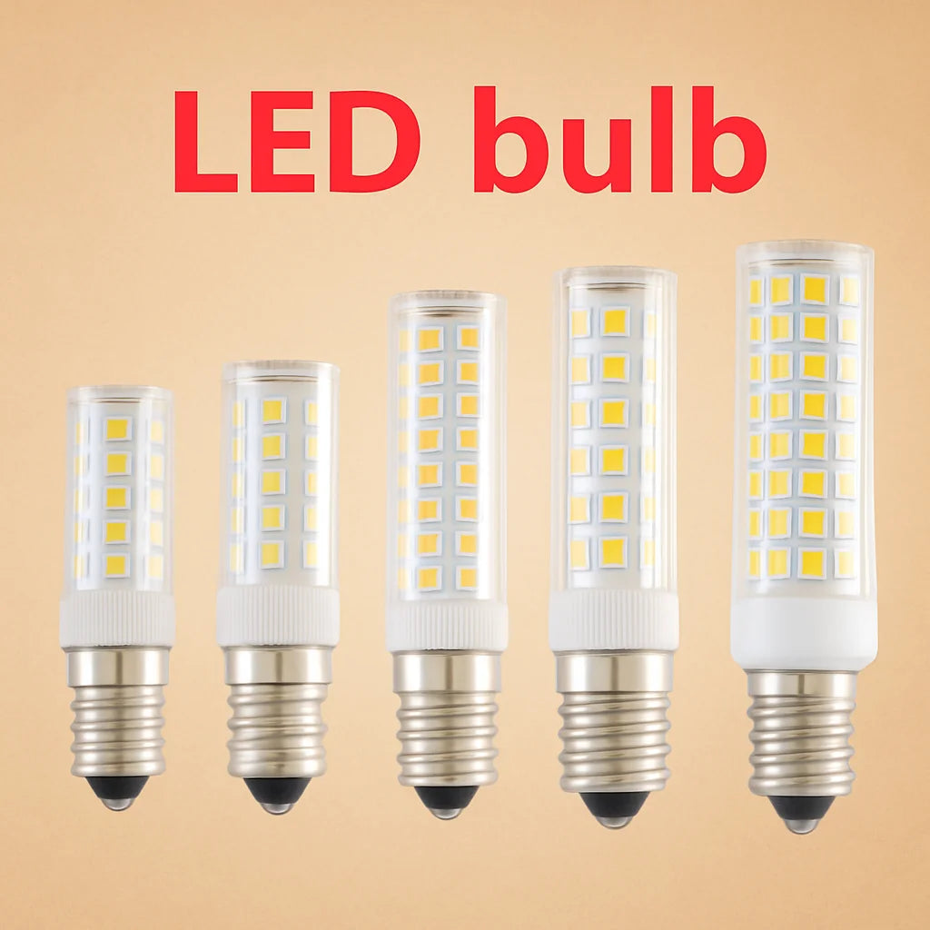 ampoules led e14 7w 9w 12w 15w 18w carrés jaunes blancs moderne 360° 60000h