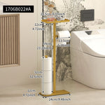 support papier toilette moderne or noir blanc imperméable salle bain multifonctionnel rangement téléphone tringle
