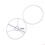 supports lampe blanc moderne grille tailles 15cm 20cm 25cm 30cm 35cm 40cm
