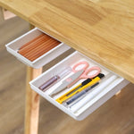 rangement tiroir adhésif blanc moderne stationner organisateur cosmétiques outils papeterie