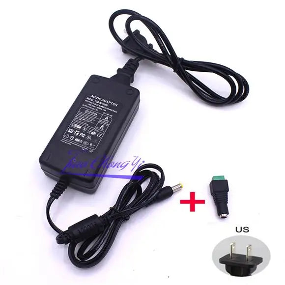 adaptateur secteur 12v 5a noir prise standard certification rohs ccc cqc 60w dc transformateur