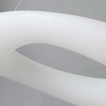 Suspension lumineuse moderne blanche minimaliste salon chambre 45cm 50cm 60cm 75cm 90cm