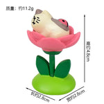 figurines decoratives animaux fleurs welcom pelle oiseaux fleuri resin japonais mignon cartoon decoetagere