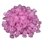 décoration extérieure galets lumineux bleu vert modernes semi translucides 300pcs
