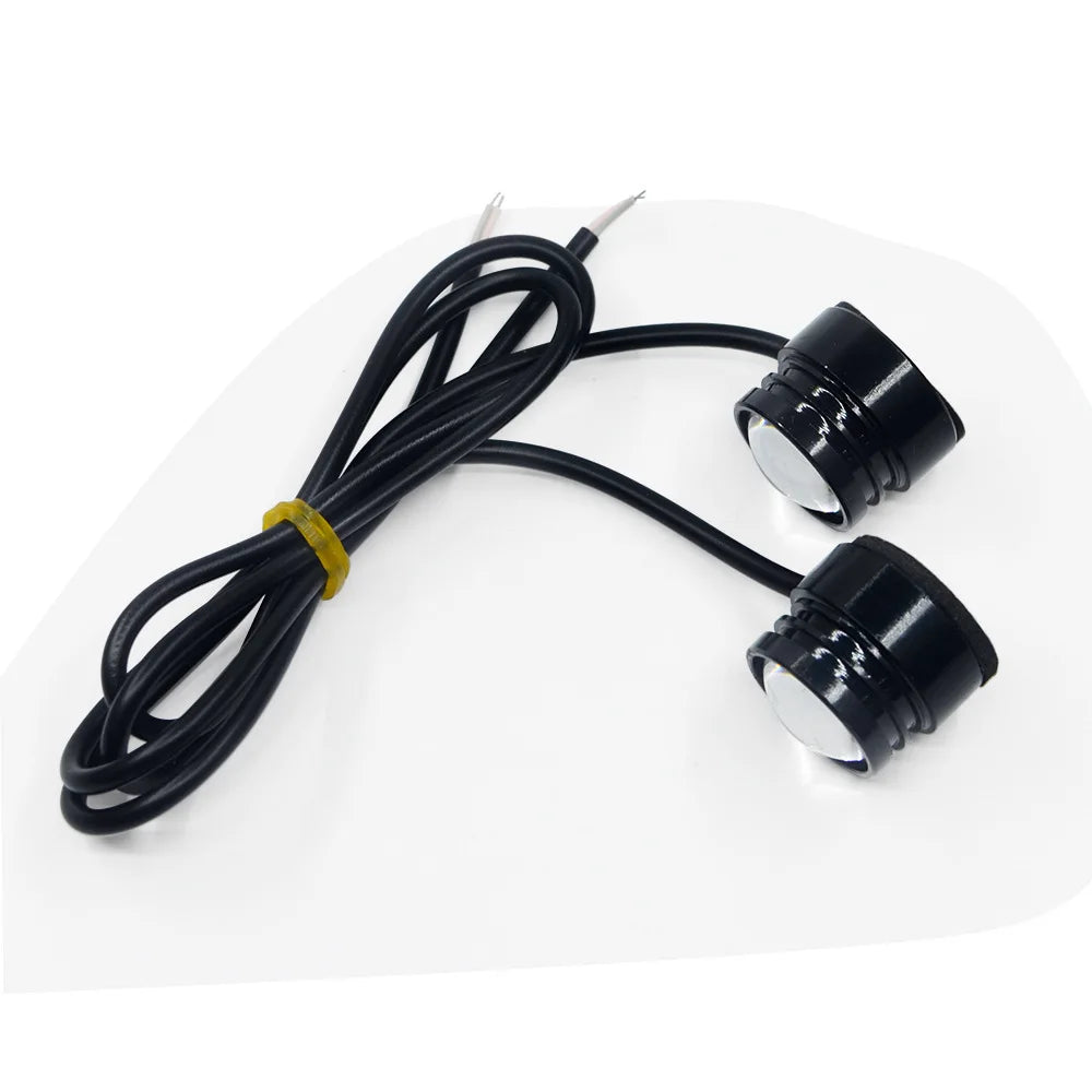ampoules led diurnes 12v super lumineuses adhésives couleur noire blanche moderne