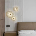 applique murale moderne cuivre marbré blanc doré veineuse 220v led chambre salon
