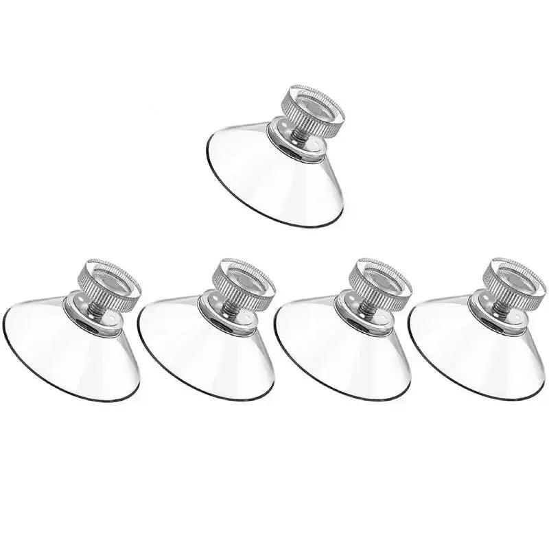crochets ventouse transparents moderne 41mm 32mm 53mm pvc rond lisse fixations fenetre 10pièces