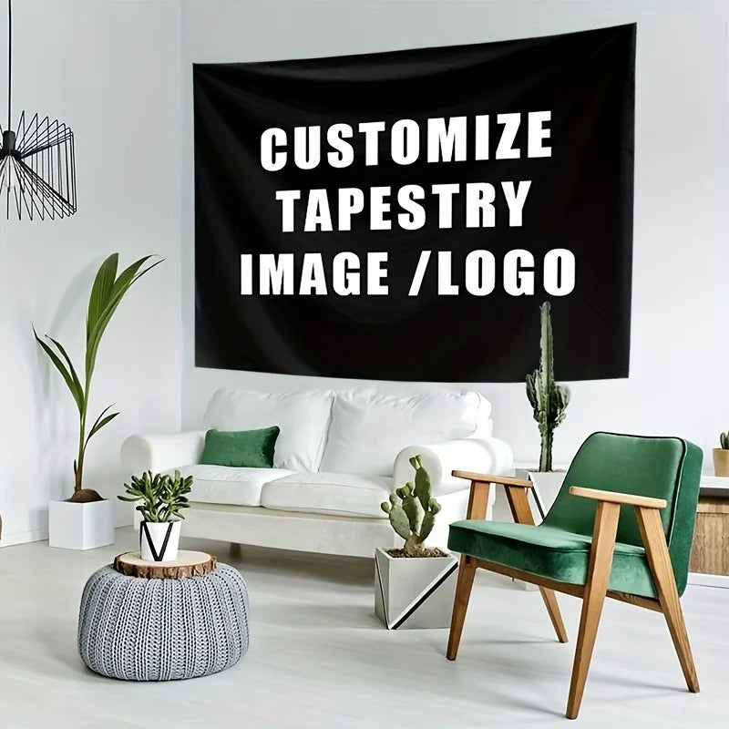 tapisserie moderne texturée noire imprimée 100 polyester rectangle anniversaire mariage décoration maison festive