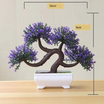 Petit arbre artificiel olive pour étagère