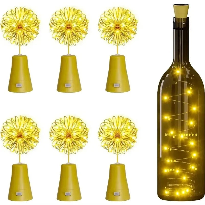 décoration extérieure solaire moderne jaune doré fleurs spirales base câble flexible sensoriel adhésif