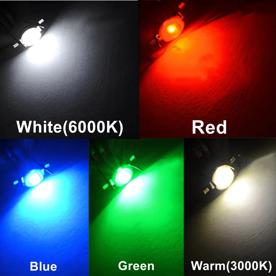 led rouges bleues vertes blanches modernes diy decoration clips haute puissance