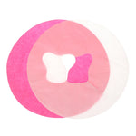 serviettes toilette jetables rose blanc modernes adhésives pack 100 unités unies opaques