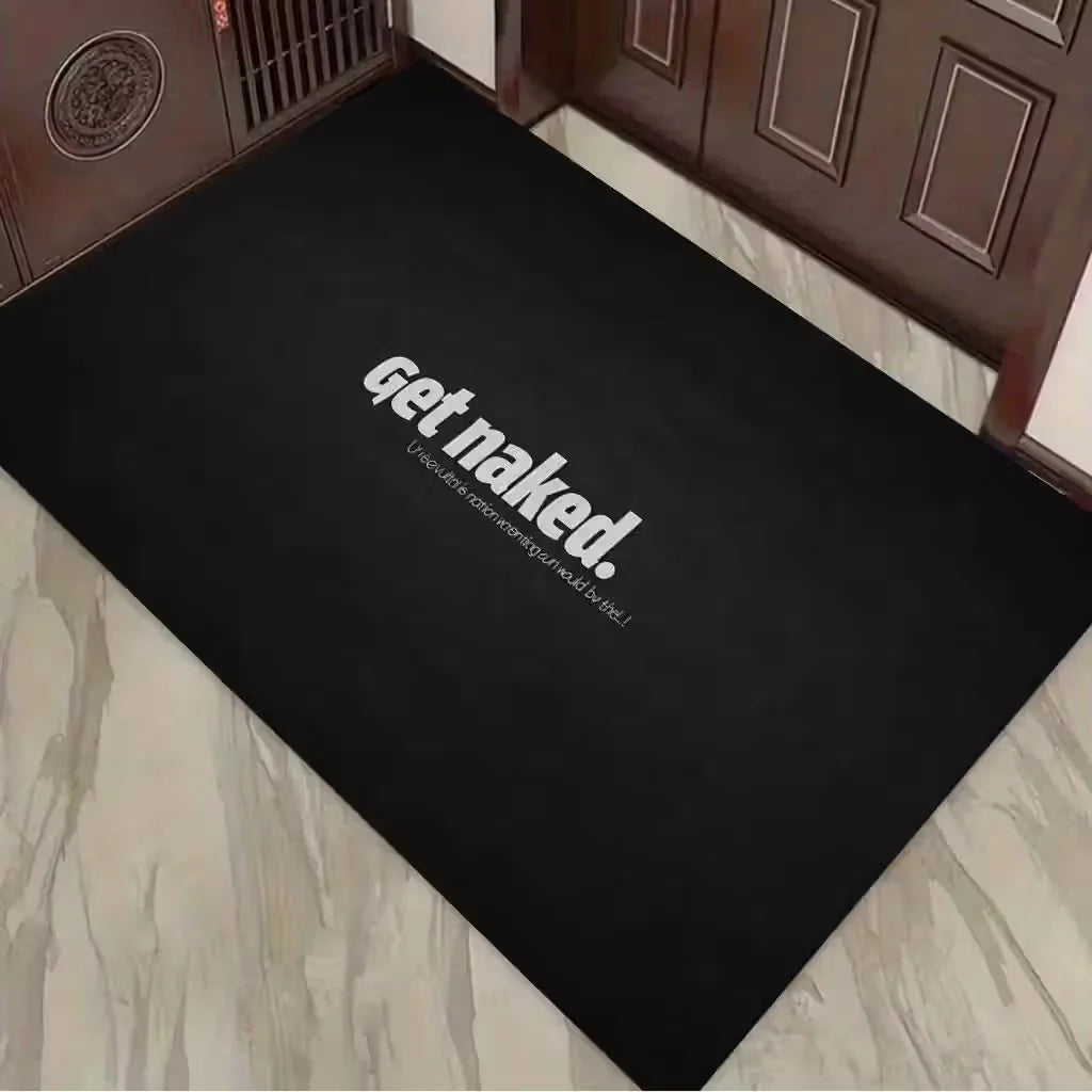 tapis sol antidérapant parental advisory contenu explicite humour floral audacieuxintérieur decoration