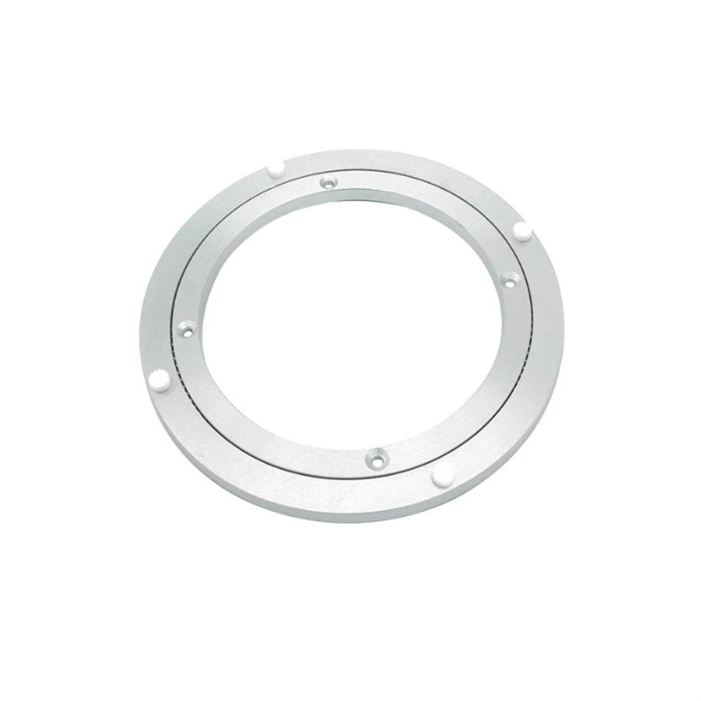 anneau table argenté moderne adhésif diamètre 16 pouces lisse opaque métal cuisine