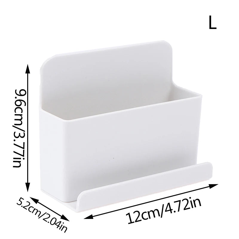 support télécommande blanc adhésif moderne minimaliste rangement télévision salle séjour