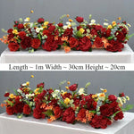 guirlande florale artificielle romantique mariage décoration intérieure blanc violet bleu orangé
