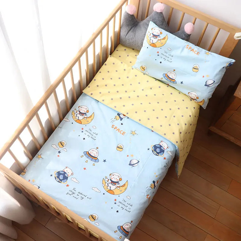 Détail du tissu coton 100% de l'ensemble literie bébé