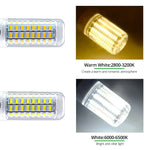 ampoule led e27 e14 56 leds 999 lumens blanc vert grains maïs moderne