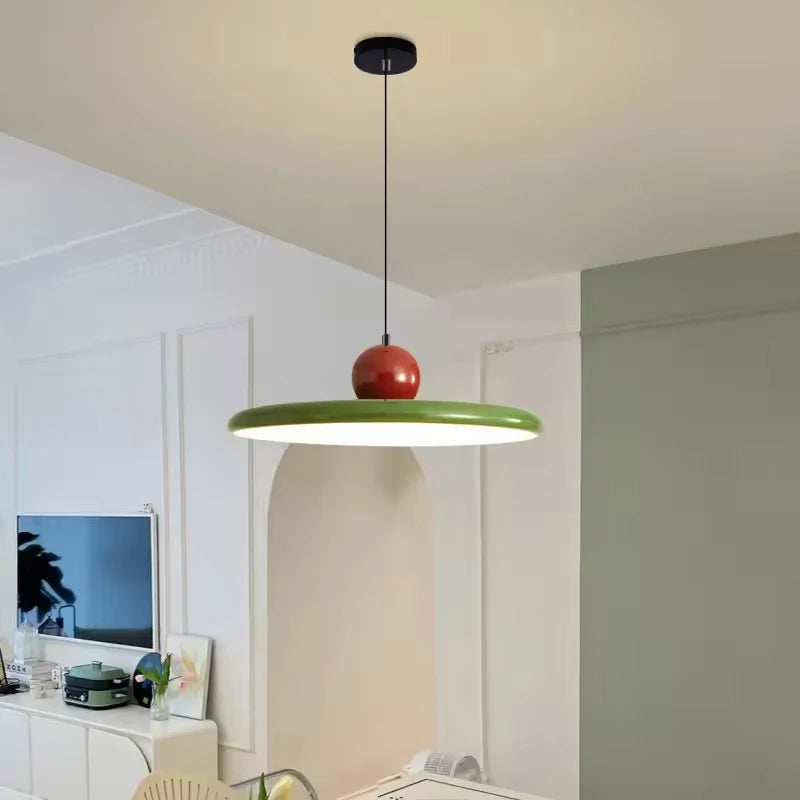 suspension lumineuse moderne vert rouge câble suspendu métal 90 260V 249 2000lm