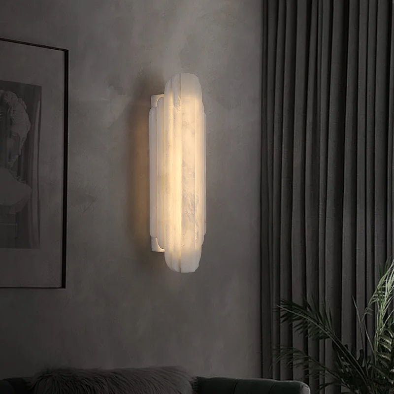 lampe murale moderne marbre blanc éclairage led nouvelle fixée mur postmoderne