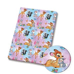 tissu coton polyester motif chatons roses couronnes rubans couture bricolage enfant 140x50cm