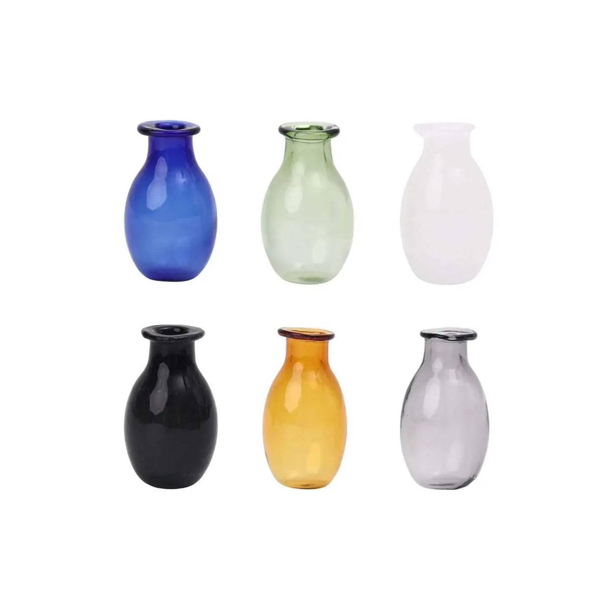mini vase verre transparent décoration moderne petit pot fleurs micro paysage intérieur