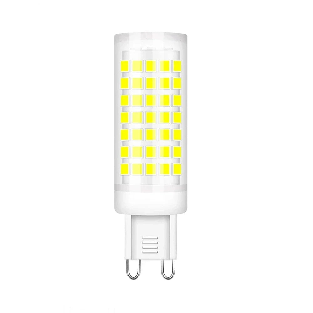 ampoule led g9 12w 220v 2700k blanc carrés jaunes modernes 50000h 250lm