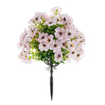 décoration intérieure moderne bouquet artificiel violet rose rouge jaune fleurs polyester piquet simple