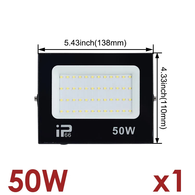 projecteur led moderne 220v ip66 blanc mat extérieur mur câble alimentation aluminium