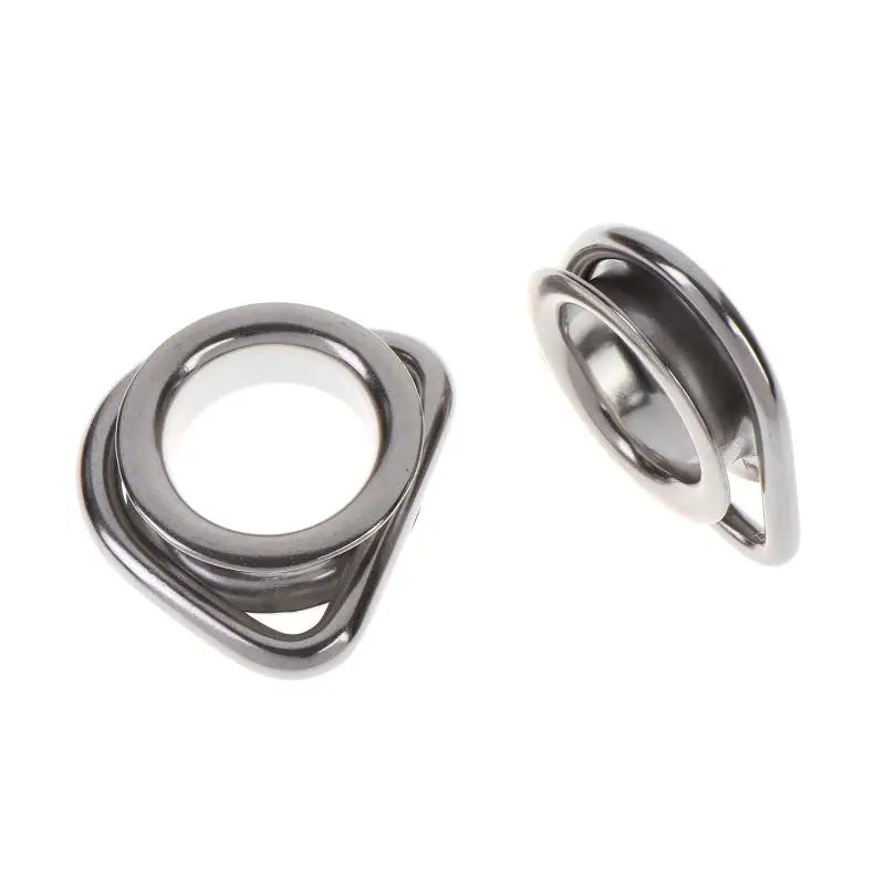 anneau métallique argenté lisse protection solaire extérieur quatre saisons inoxydable unisexe moderne quincaillerie thuyền