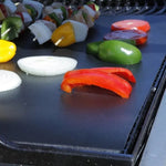tapis barbecue antiadhésif silicone texturé noir protection cuisine extérieure résistant chaleur