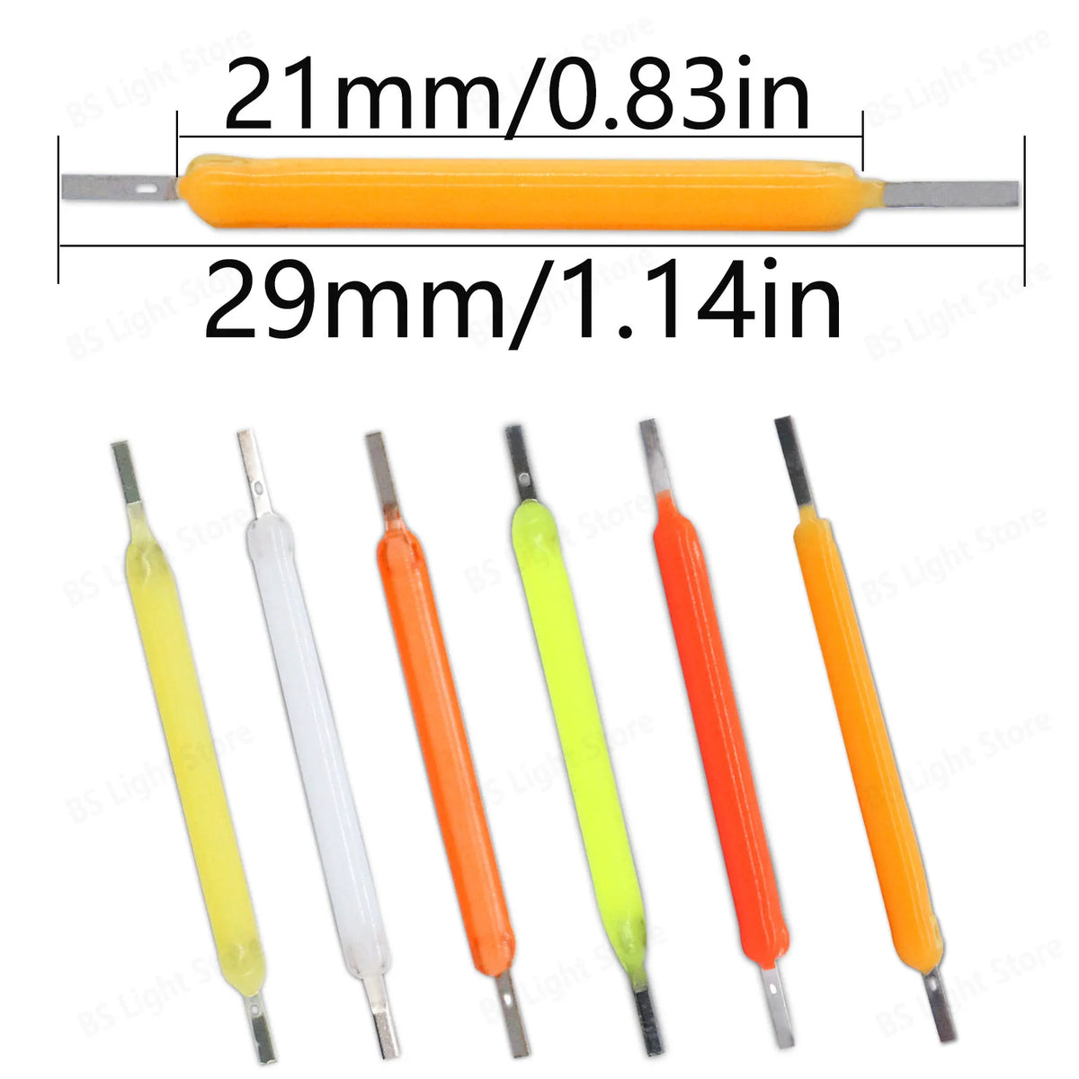 ampoules led 3v 29mm orange jaune blanc vert rose modernes 2200k 2700k 80cri 100ma
