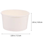 gobelets papier dessert jetables pots ice cream yaourt gâteau mousse pudding petits blancs festifs