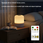lampe chevet tactile rechargeable led moderne blanc mat 5v 850ml intégrée télécommandeversibleurgence