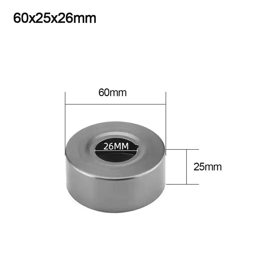 cache douche gris métallisé finition brossée moderne adhésif inoxydable résistant chaleur corrosion