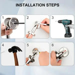 barre sécurité antidérapante acier inoxydable moderne porte serviettes salle bain douche baignoire toilettes 30cm