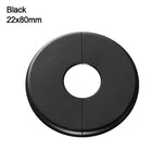 cache tap adhésif noir abs moderne 10x50mm 17x60mm 22x80mm 26x85mm 33x95mm