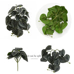 plantes artificielles bonsaï moderne feuilles variées décoration intérieure extérieure ornement table verte noire rouge