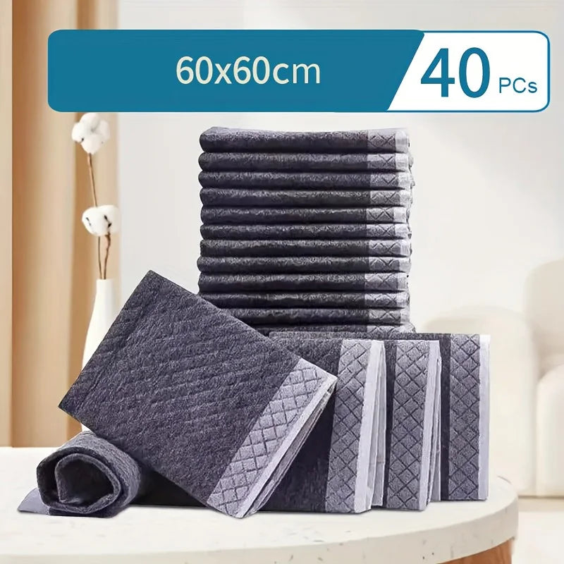 tapis absorbant chien gris texture microfibre quadrillée adhésif rapide séchage sans odeur moderne fonctionnel