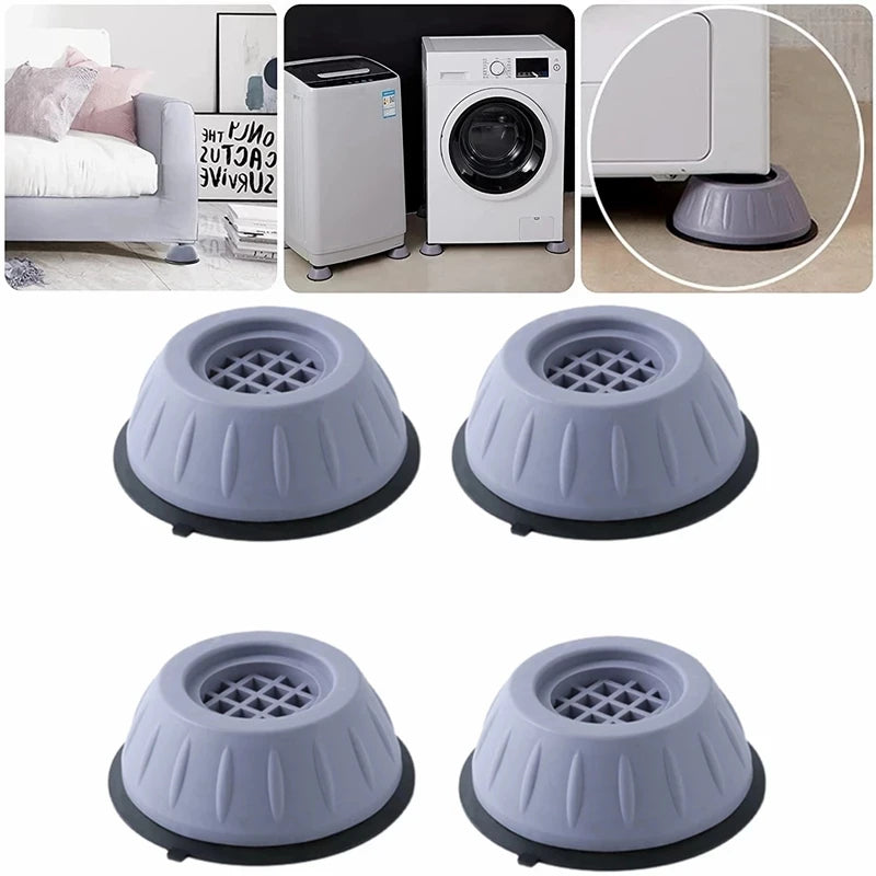pieds meubles universels anti vibration antidérapants silencieux isolation thermique anti corrosion moderne adhésif gris