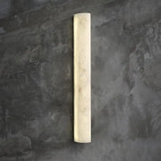 décoration moderne applique murale led marbre naturel blanc beige gris foncé semi translucide minimaliste