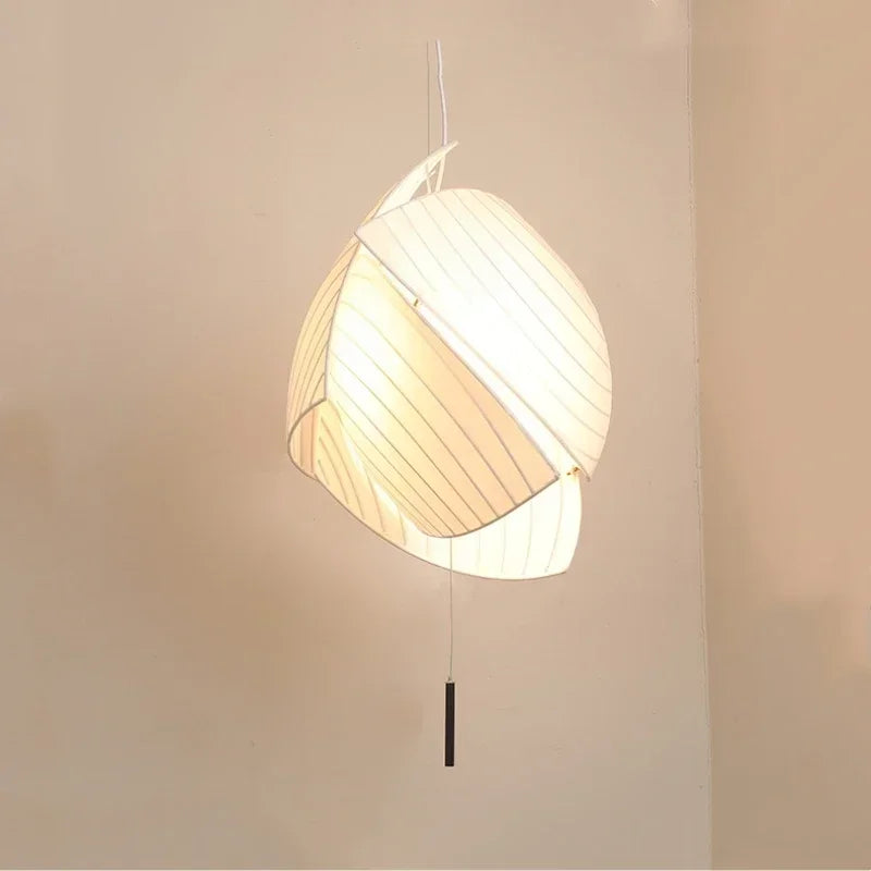 lampe suspendue moderne blanc rayures horizontales opacité cordon interrupteur 2000 82000 lumens