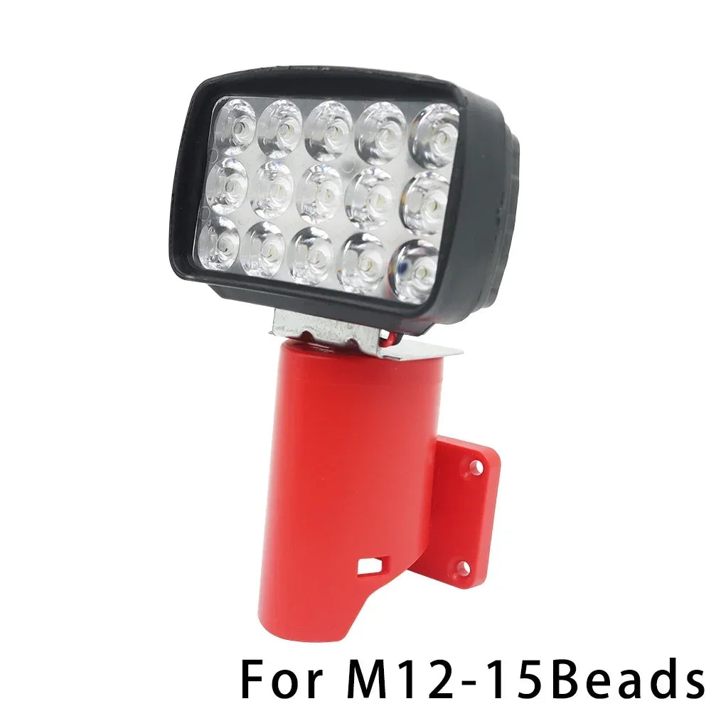 lampe torchon led rouge noir 1200 lumens 50m focale non réglable outdoor moderne