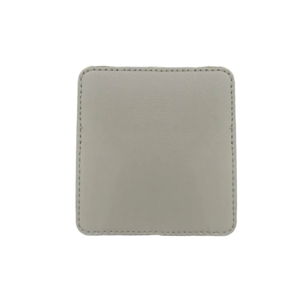 coasters simili cuir marron gris modernes antidérapants imperméables table marron clair marron foncé