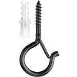 boucles suspension vis fixations noires blanches dorées argentées modernes fonctionnelles