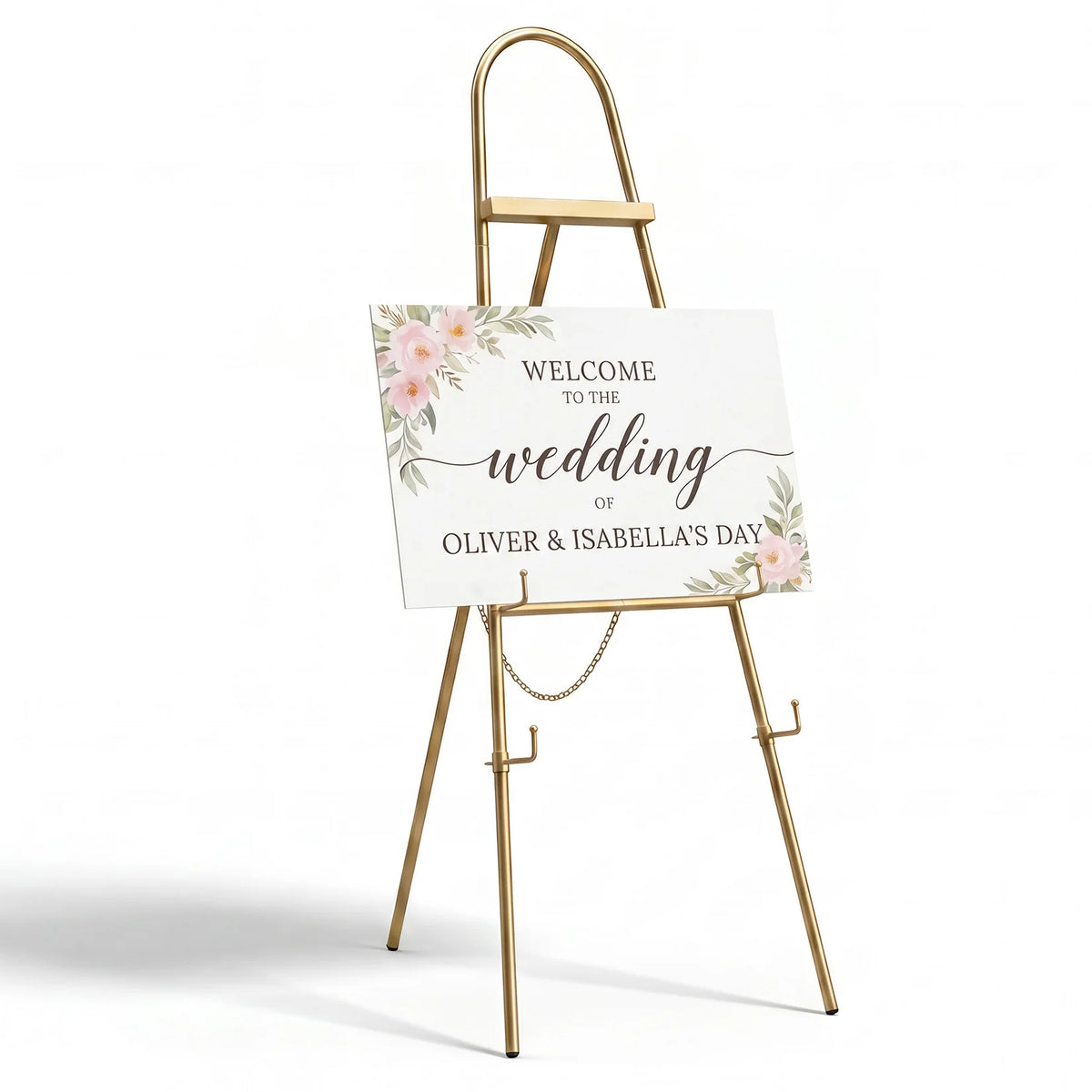 présentoir or métallique réglable élégant moderne panneaux motifs floraux transparent opaque événementsDecoration Mariage Anniversaire