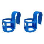 support verres piscine bleu moderne anneau fixation pratique transparent matériaux lisses